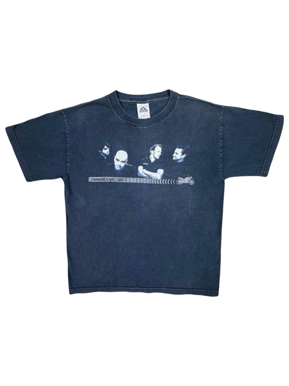 Vintage Anvil Newsboys Go Tour Crew Neck Tee - Size YOUTH Large